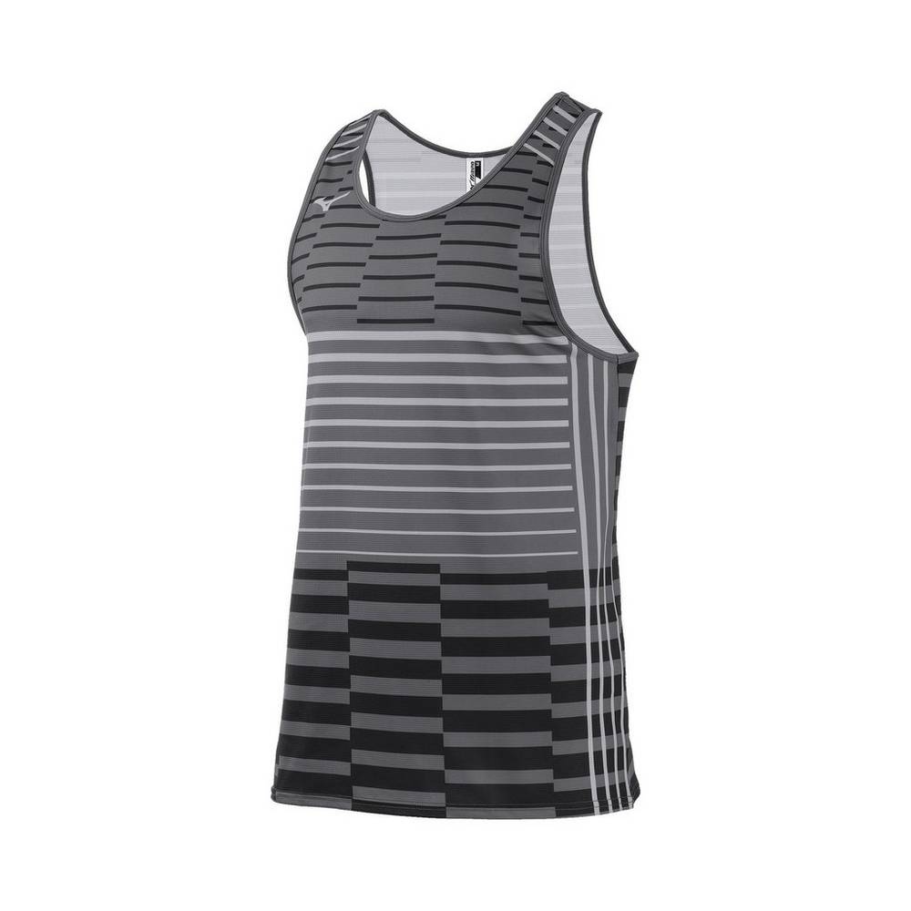 Mens Mizuno Team Tank Top Stripes Philippines (AVQBOL085)